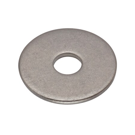 Flat Washer, For Screw Size #6, Stainless Steel Plain Finish, 25 PK MPN:WASB#6W316