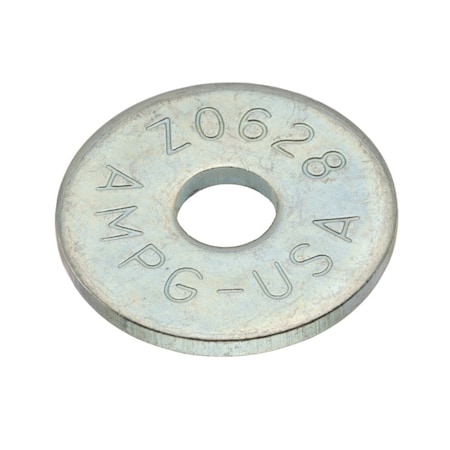 Fender Washer, For Screw Size #10, Steel Zinc Plated Finish, 100 PK MPN:Z0628