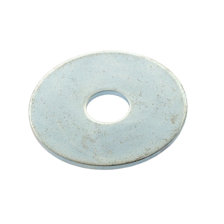 Fender Washer, For Screw Size 3/8 in, Steel Zinc-Plated Finish, 100 PK MPN:Z0637