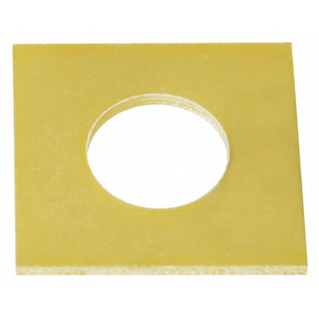 Square Washer, Fits Bolt Size 1 in, Fiberglass Plain Finish MPN:Z8350