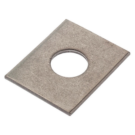 Square Washer, Fits Bolt Size 7/8 in, 18-8 Stainless Steel Plain Finish MPN:Z8756-188
