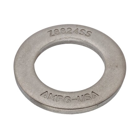 Flat Washer, For Screw Size M24, 316 Stainless Steel Plain Finish MPN:Z8824-316