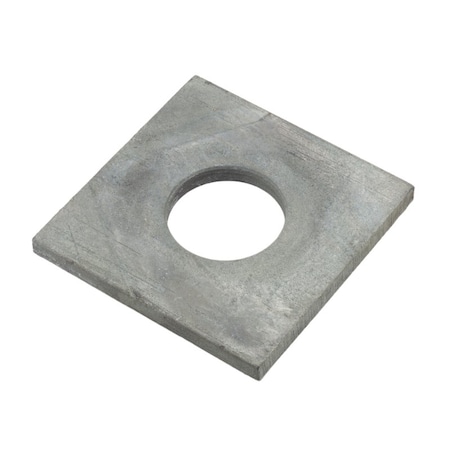 Square Washer, Fits Bolt Size 1 1/4 in, Steel Galvanized Finish MPN:Z8885G