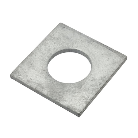 Square Washer, Fits Bolt Size 1 1/2 in, Steel Galvanized Finish MPN:Z8886G
