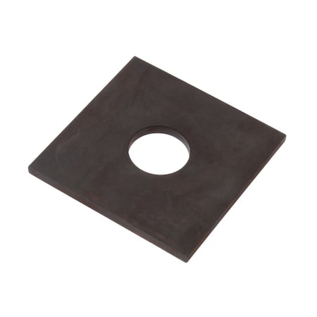 Square Washer, For Screw Size 1 1/4 in, Steel Black Oxide Finish MPN:Z8896H