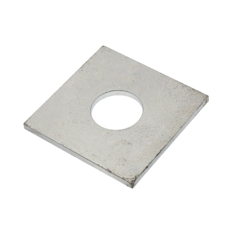 Square Washer, Fits Bolt Size 1 1/2 in, Steel Galvanized Finish MPN:Z8897G