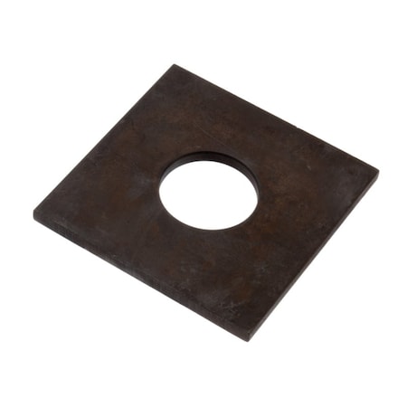 Square Washer, For Screw Size 1 1/2 in, Steel Black Oxide Finish MPN:Z8897H