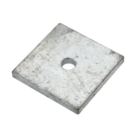 Square Washer, For Screw Size M6, Steel Galvanized Finish MPN:Z8906-G
