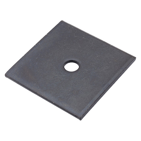 Square Washer, Fits Bolt Size 1/4 in, Low Carbon Steel Black Oxide Finish MPN:Z8926-BOX