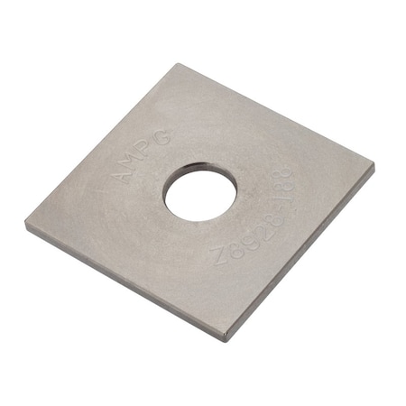 Square Washer, For Screw Size 1/2 in, 18-8 Stainless Steel Plain Finish MPN:Z8928-188