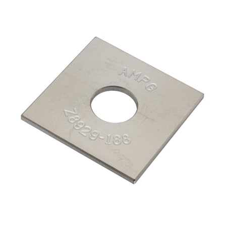 Square Washer, For Screw Size 5/8 in, 18-8 Stainless Steel Plain Finish MPN:Z8929-188