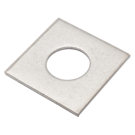 Square Washer, Fits Bolt Size 7/8 in, 18-8 Stainless Steel Plain Finish MPN:Z8932-188