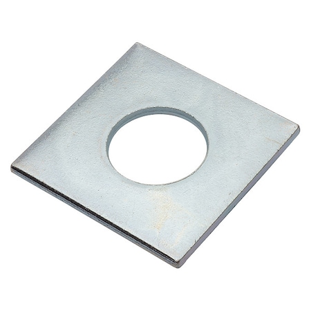 Square Washer, Fits Bolt Size 7/8 in, Low Carbon Steel Zinc Plated Finish MPN:Z8932-ZN