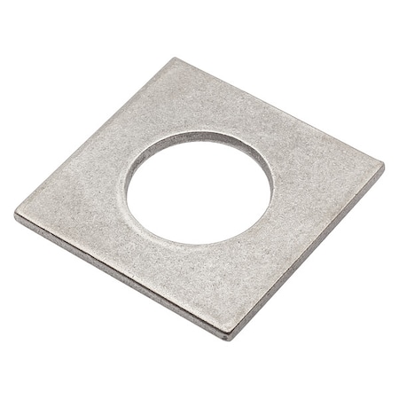 Square Washer, Fits Bolt Size 1 in, 18-8 Stainless Steel Plain Finish MPN:Z8933-188