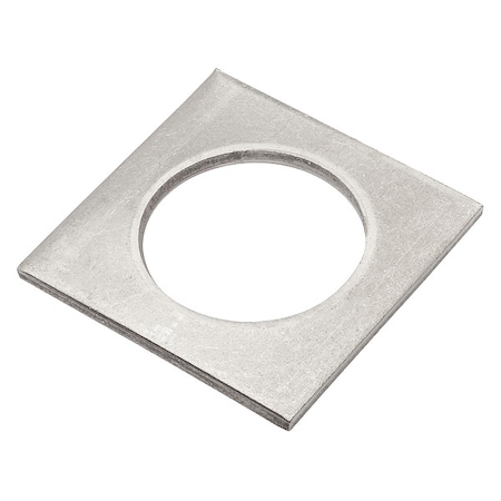 Square Washer, Fits Bolt Size 1 1/4 in, 18-8 Stainless Steel Plain Finish MPN:Z8934-188