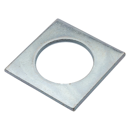 Square Washer, Fits Bolt Size 1 1/4 in, Steel Zinc Plated Finish MPN:Z8934-ZN