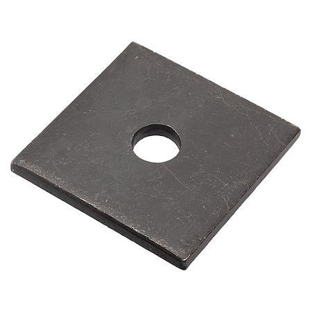 Square Washer, Fits Bolt Size 3/8 in, Low Carbon Steel Black Oxide Finish MPN:Z8936-BOX