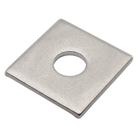 Square Washer, Fits Bolt Size 5/8 in, 18-8 Stainless Steel Plain Finish MPN:Z8938-188