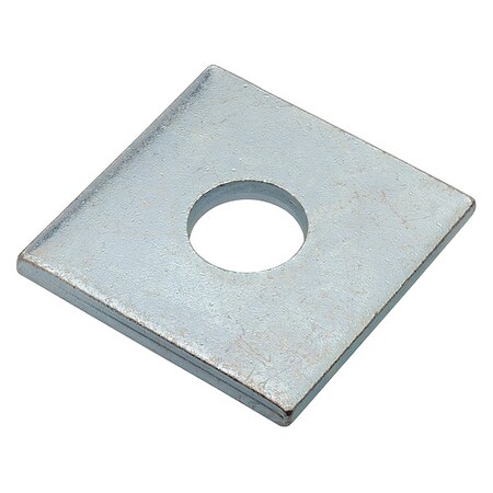 Square Washer, Fits Bolt Size 5/8 in, Low Carbon Steel Zinc Plated Finish MPN:Z8938-ZN