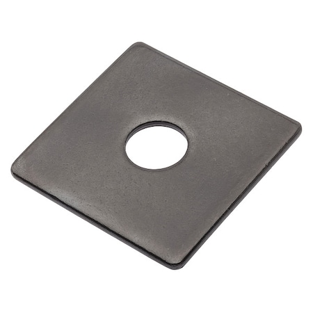 Square Washer, Fits Bolt Size 1/2 in, Low Carbon Steel Black Oxide Finish MPN:Z8940-BOX
