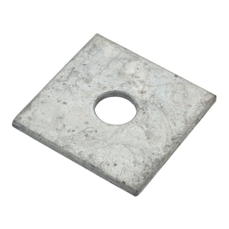 Square Washer, Fits Bolt Size 1/2 in, Steel Galvanized Finish MPN:Z8940G