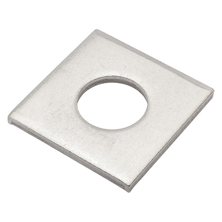 Square Washer, Fits Bolt Size 7/8 in, 18-8 Stainless Steel Plain Finish MPN:Z8941-188