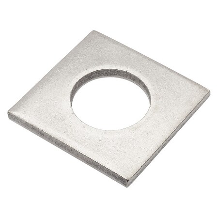 Square Washer, Fits Bolt Size 1 in, 18-8 Stainless Steel Plain Finish MPN:Z8943-188