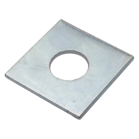 Square Washer, Fits Bolt Size 3/4 in, Low Carbon Steel Zinc Plated Finish MPN:Z8945-ZN