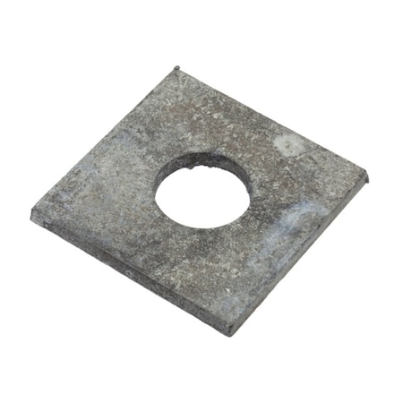 Square Washer, Fits Bolt Size 3/4 in, Steel Galvanized Finish MPN:Z8946G