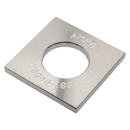 Square Washer, Fits Bolt Size 1 in, 18-8 Stainless Steel Plain Finish MPN:Z8949-188