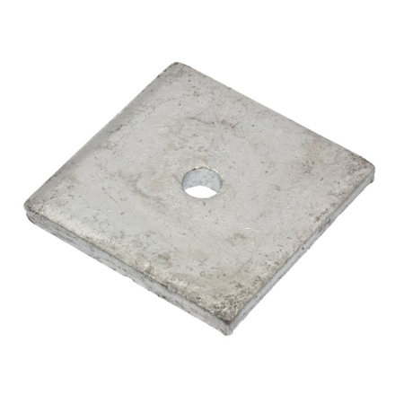 Square Washer, Fits Bolt Size 1/4 in, Steel Galvanized Finish MPN:Z8950G