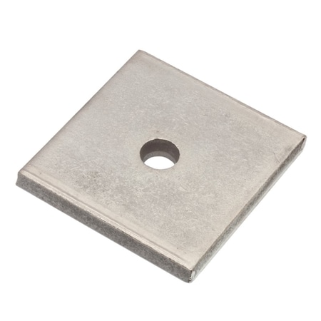 Square Washer, Fits Bolt Size 1/4 in, 18-8 Stainless Steel Plain Finish MPN:Z8950SS