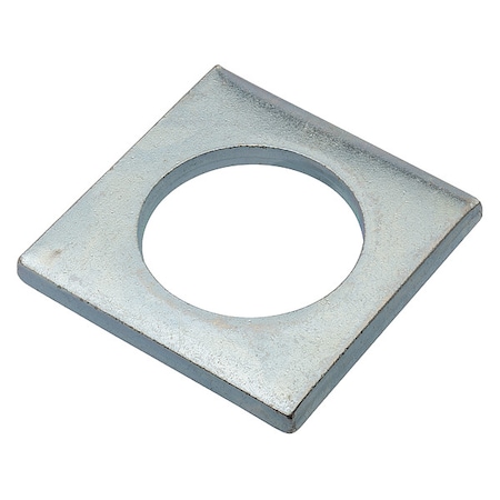 Square Washer, Fits Bolt Size 1 1/4 in, Steel Zinc Plated Finish MPN:Z8951-ZN