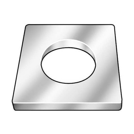 Square Washer, Fits Bolt Size 1/2 in, Steel Black Oxide Finish MPN:Z8954H