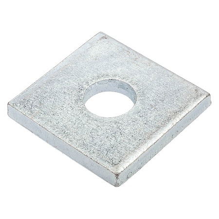 Square Washer, Fits Bolt Size 5/8 in, Low Carbon Steel Zinc Plated Finish MPN:Z8956-ZN