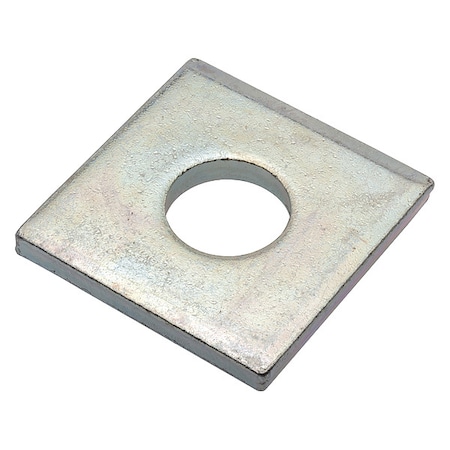 Square Washer, Fits Bolt Size 3/4 in, Low Carbon Steel Zinc Plated Finish MPN:Z8958-ZN