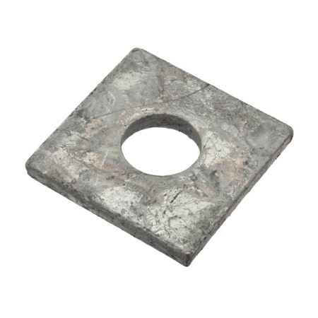 Square Washer, Fits Bolt Size 3/4 in, Low Carbon Steel Galvanized Finish MPN:Z8958G