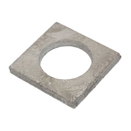 Square Washer, Fits Bolt Size 1 1/4 in, Steel Galvanized Finish MPN:Z8963G
