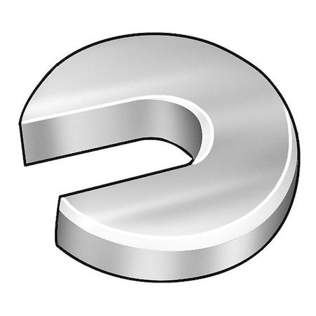 Slotted Washer, For Screw Size 3/4 in, 18-8 Stainless Steel Plain Finish MPN:Z9433SS