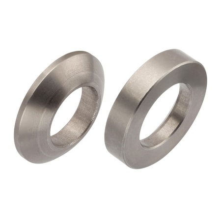 Spherical Washer, Fits Bolt Size M12 18-8 Stainless Steel, Plain Finish, 1 PR MPN:Z9527SET