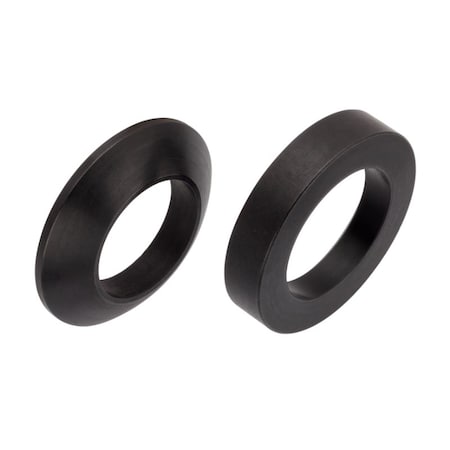 Spherical Washer, Fits Bolt Size M16 Steel, Black Oxide Finish, 1 PR MPN:Z9530SET