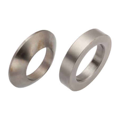 Spherical Washer, Fits Bolt Size M16 18-8 Stainless Steel, Plain Finish, 1 PR MPN:Z9531SET