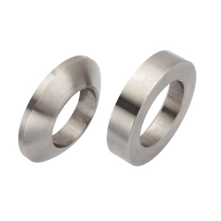 Spherical Washer, Fits Bolt Size M24 18-8 Stainless Steel, Plain Finish, 1 PR MPN:Z9535SET