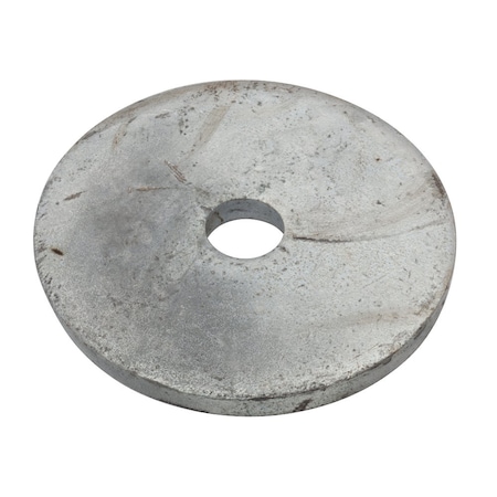 Flat Washer, For Screw Size 1/2 in, Steel Galvanized Finish MPN:Z9670G