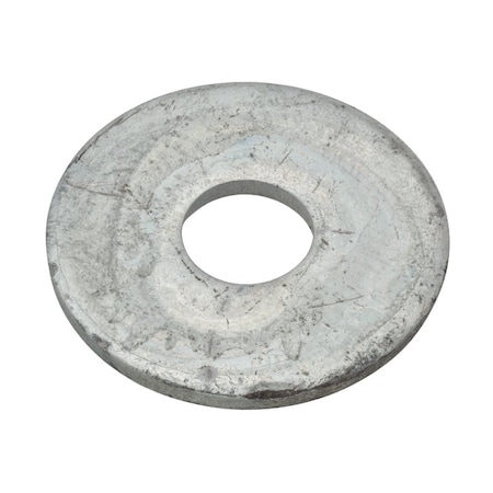 Flat Washer, For Screw Size 1 in, Steel Galvanized Finish MPN:Z9674G