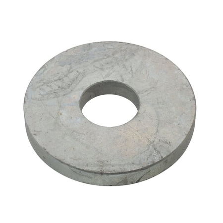 Flat Washer, For Screw Size 1 1/4 in, Steel Galvanized Finish MPN:Z9675G