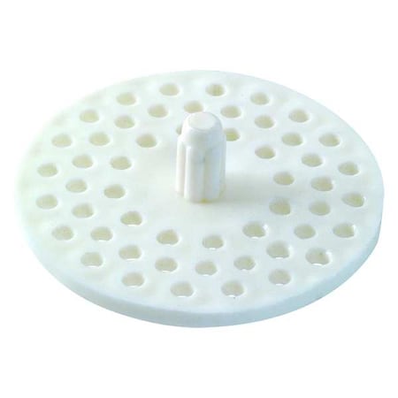 Strainer, White, Round, 3-1/8 in Dia MPN:30093