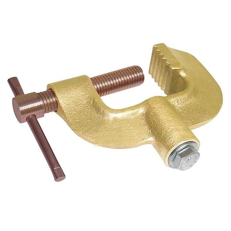 Ground Clamp, 1/0 to 3/0 AWG, Brass MPN:19N771