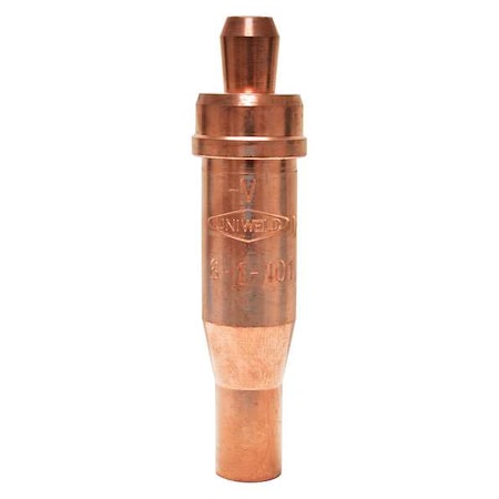 Acetylene Cutting Tip, 1-101 Series, Medium Preheat, General Purpose Cutting MPN:1-101-6