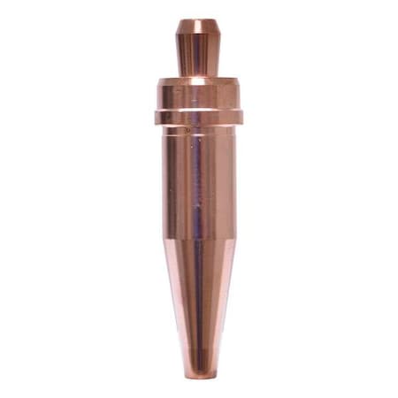 Acetylene Cut Tip No. 000, Medium Preheat, General Purpose Cutting, 000 MPN:1-101A-000